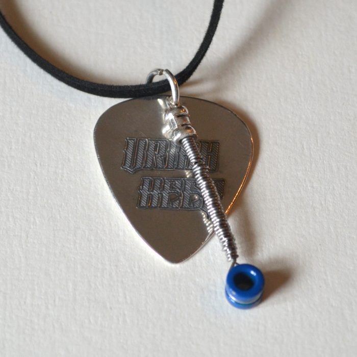 DAVEY RIMMER SIGNED SILVER PICK NECKLACE - Image 2