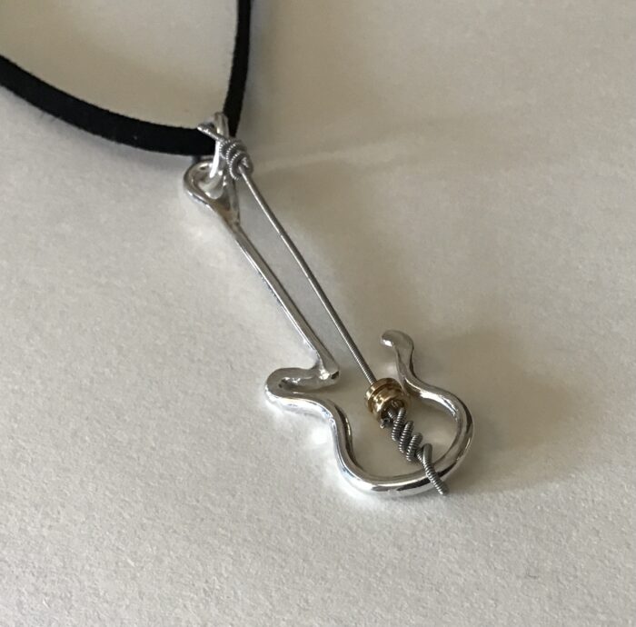 Steve Morse Loosen my strings guitar necklace