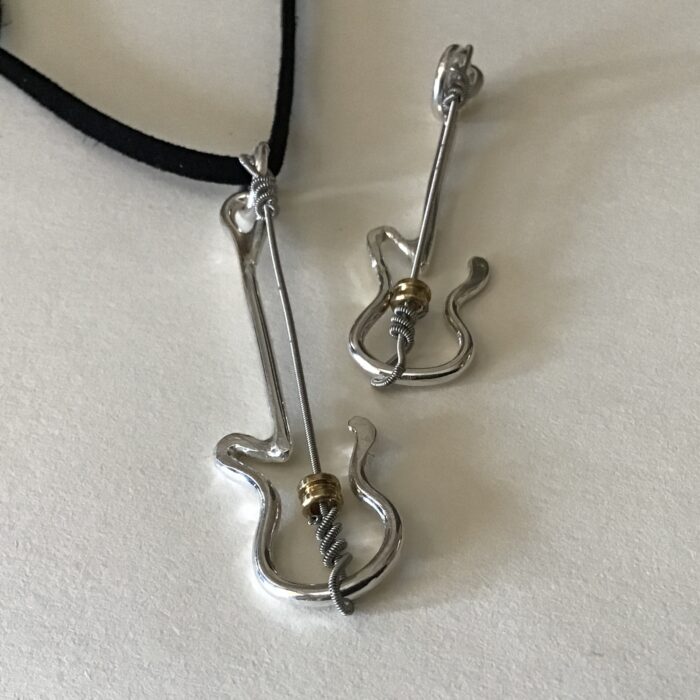 Steve Morse Loosen my strings guitar necklace - Image 2