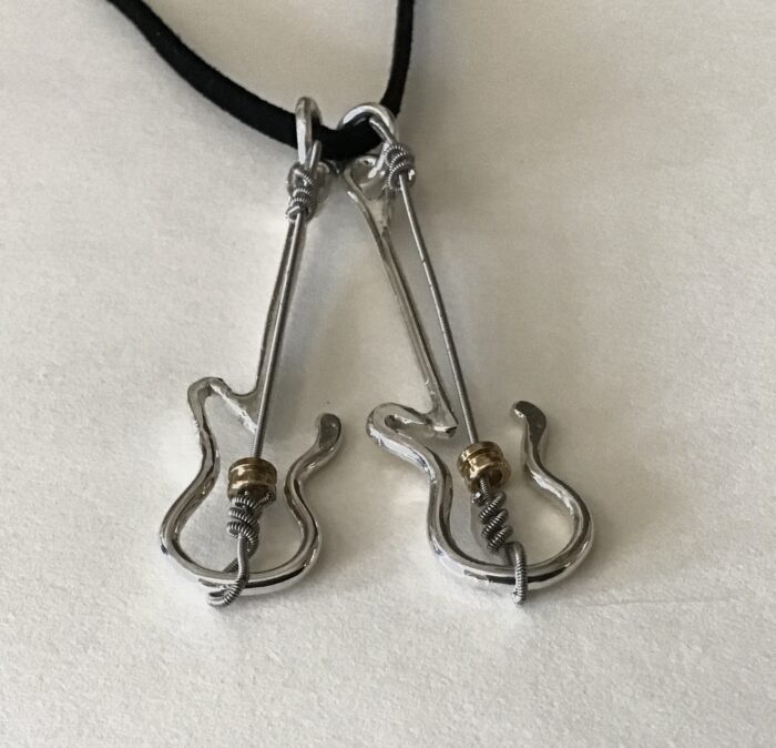 Steve Morse Loosen my strings guitar necklace - Image 3