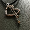 ”Love letter” heart pendant with  TWO played strings - Image 7