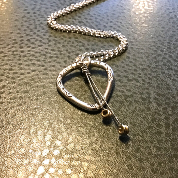 "Pick your position" pendant with  TWO played strings - Image 5